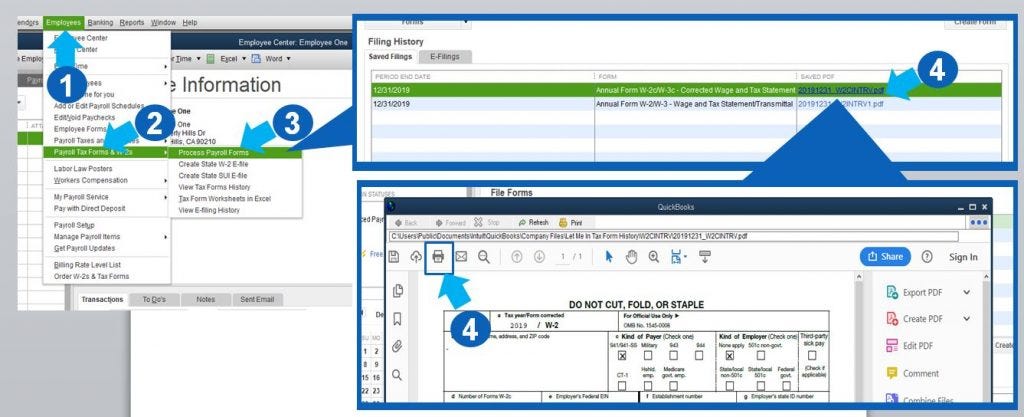 How to print W2 forms in Quickbooks online and desktop - Sonam Rautela ...