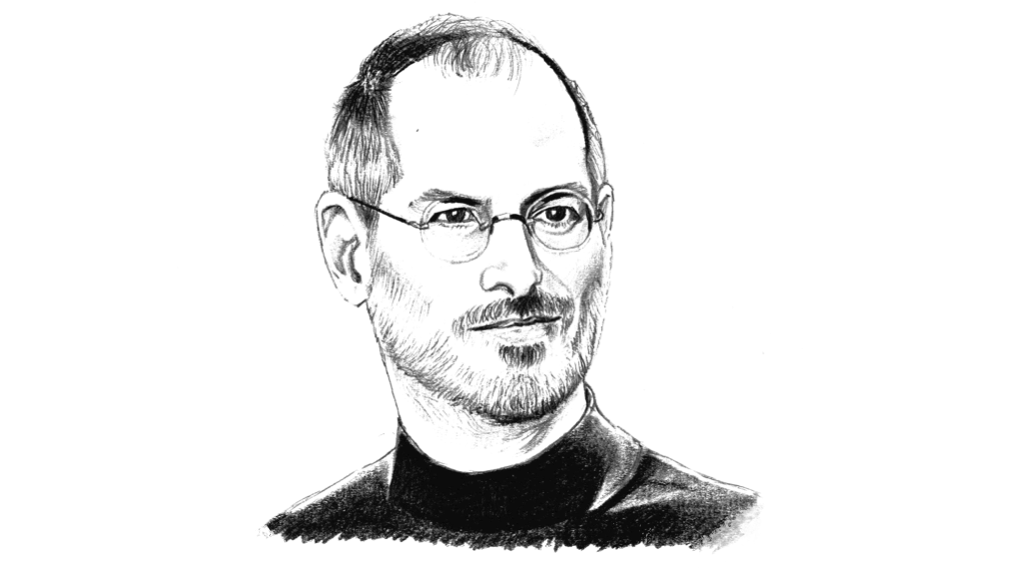 Steve Jobs Drawing Sketch  Drawing Skill