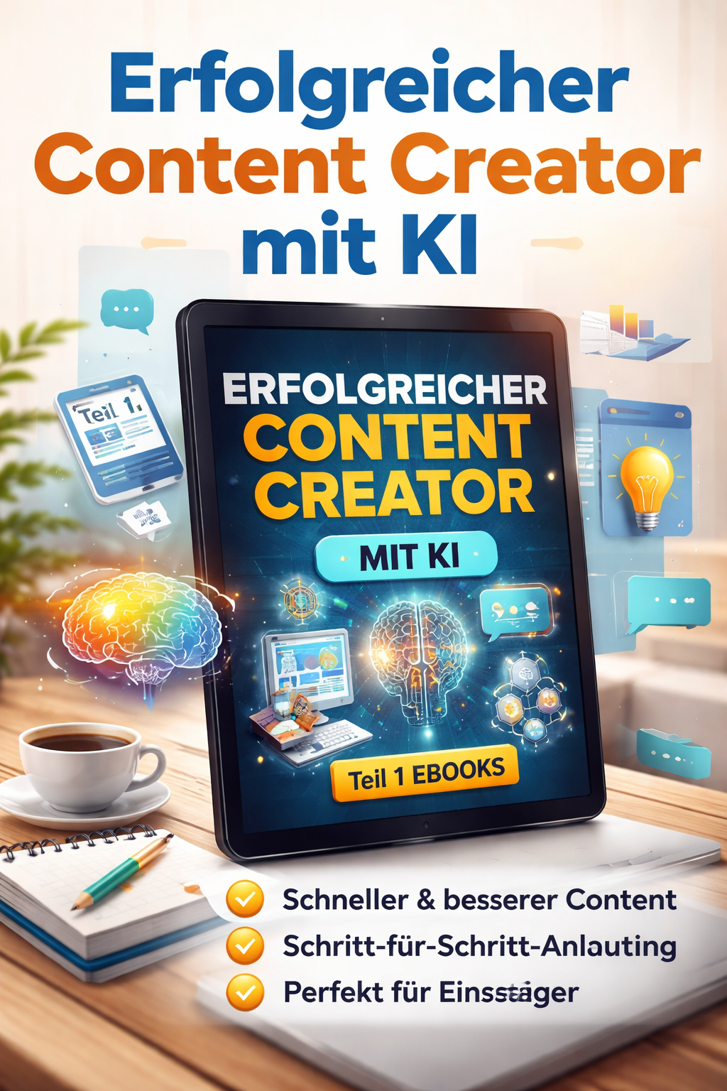 Erfolgreicher Content Creator mit KI Teil 1 EBooks Erfahrungen