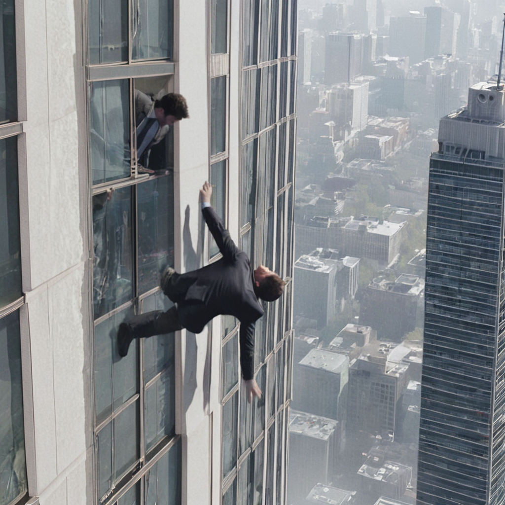 Story of lawyer who fell out of skyscraper window while trying to prove