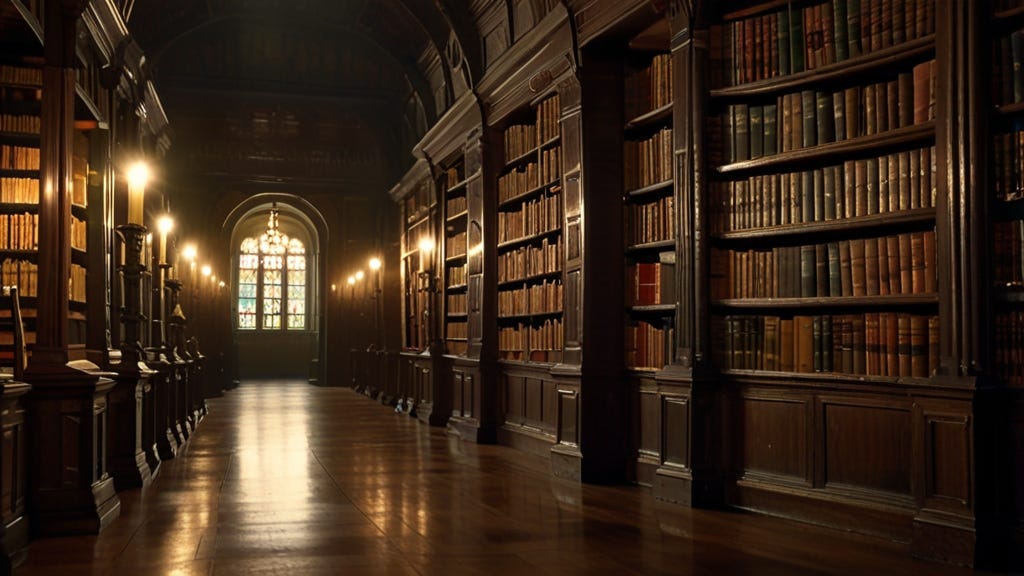 Whispers in the Library. - amy lynn wright - Medium