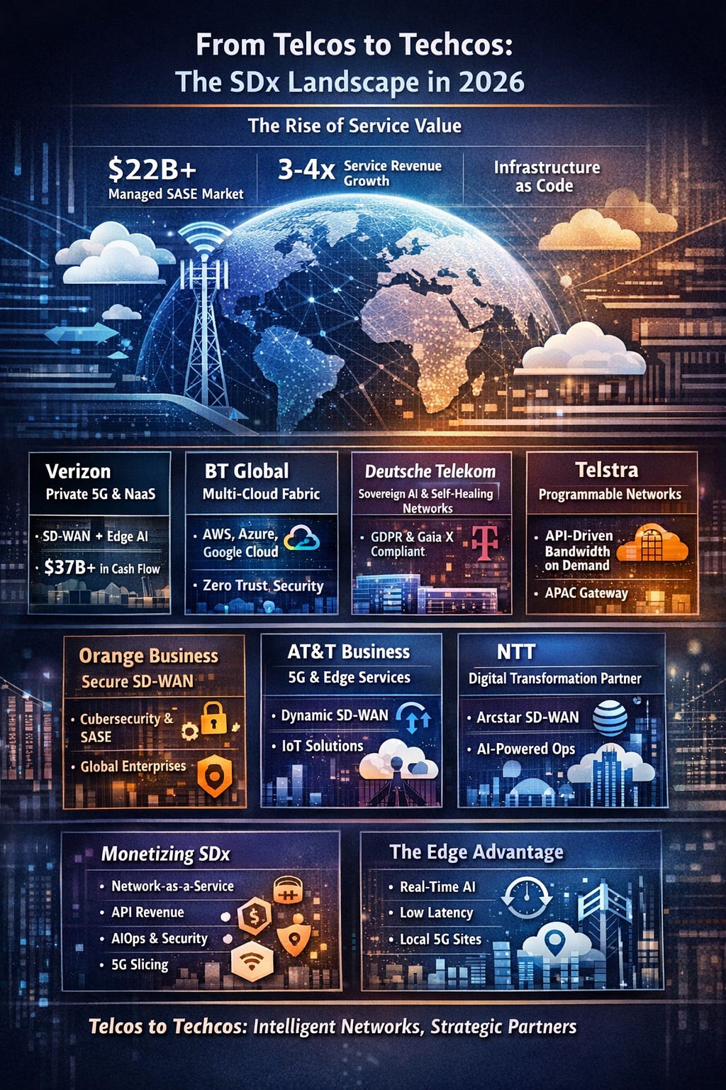 Monetizing the Fabric: How Global Telcos Are Turning SDx into High-Margin B2B Revenue