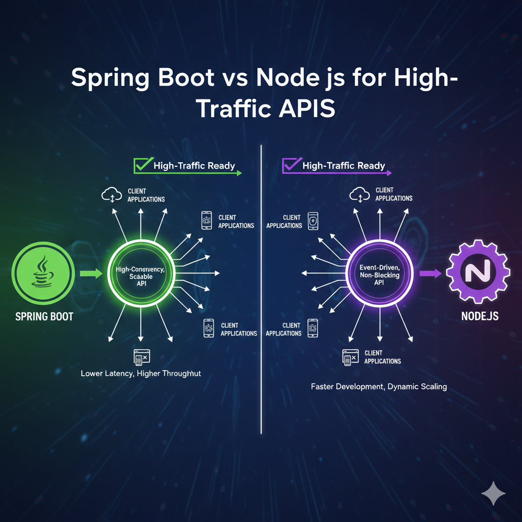 Spring Boot vs Node.js for HighTraffic APIs | by Manalimran ...