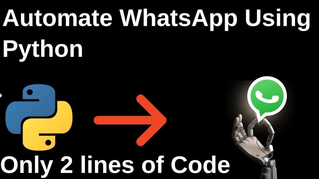 Sending messages easily on whatsapp by python automation: | by Happy ...