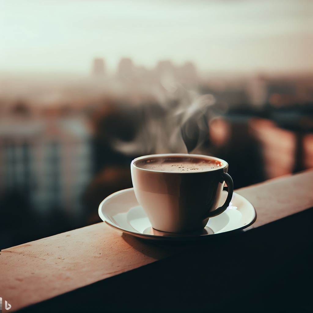 It's My Coffee Against the World Today, by Dhev