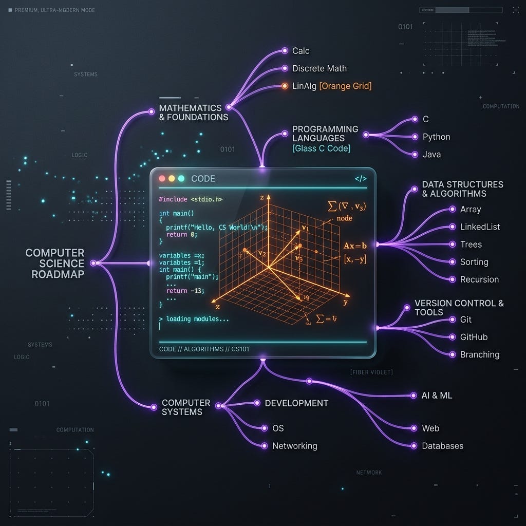 Self-Study Computer Science Roadmap Preview