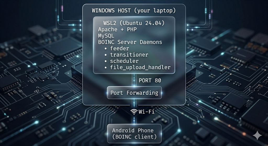 How to Set Up Your Own BOINC Server on WSL2 — From Zero to Serving Workunits