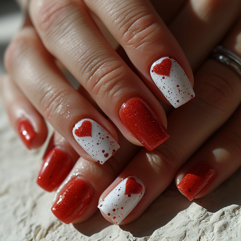 ❤️💅 Valentines Nails 2024: Red Passion Unleashed! ❤️💅, by Nailkicks, Dec, 2023