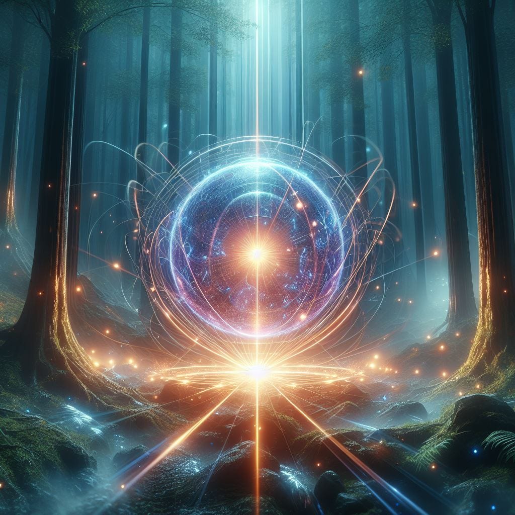 An Orb of Light. Filled with color and energy by Brenda Arledge