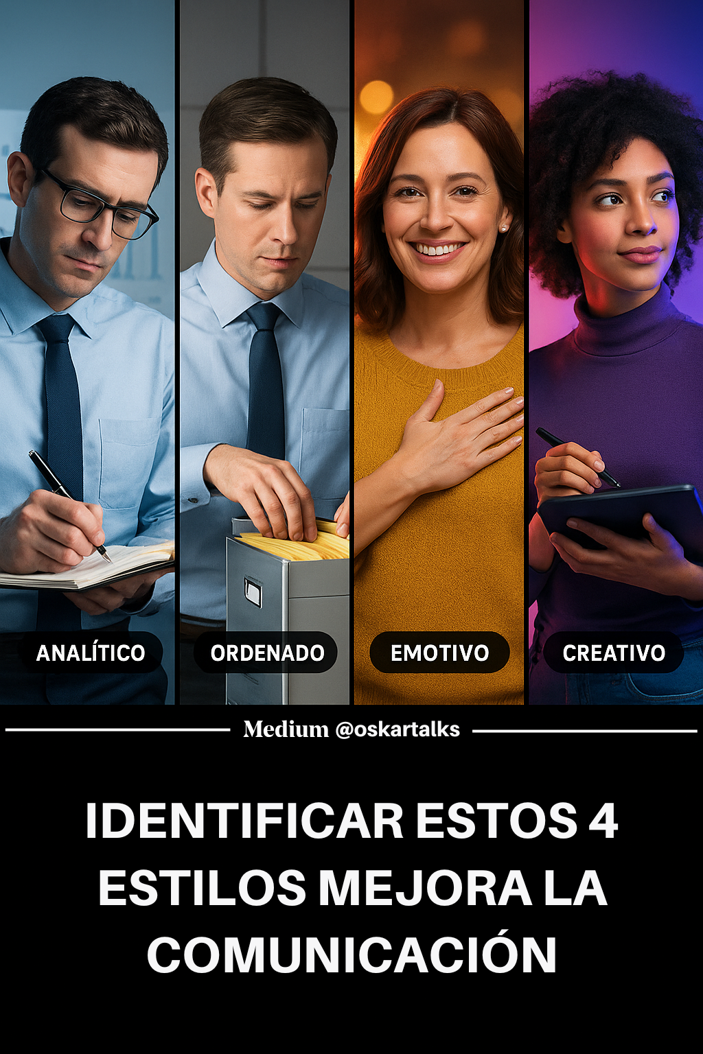 Los 4 estilos de comunicación: identifica tu perfil y el de los demás