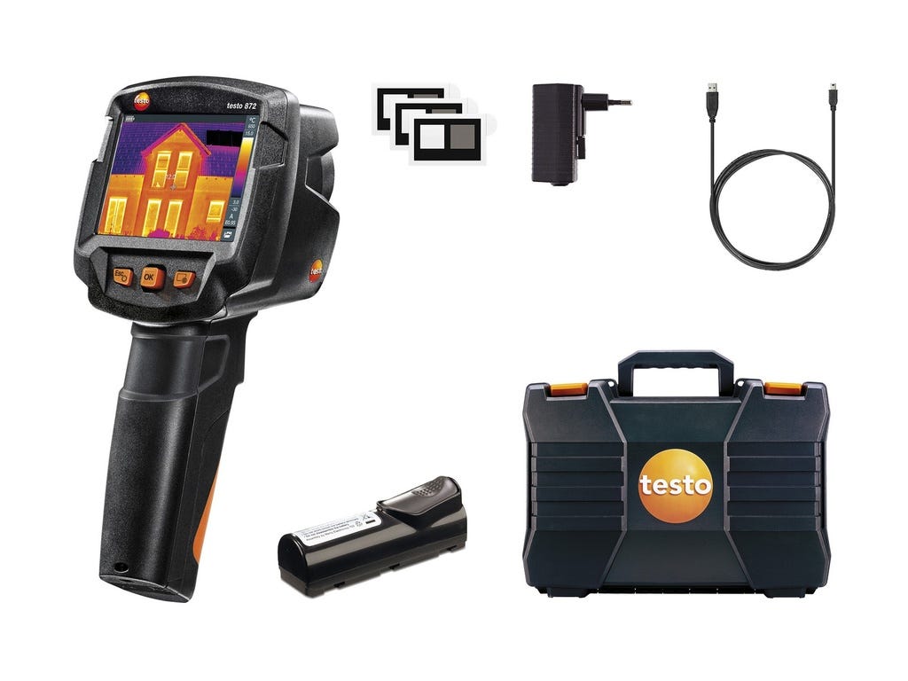 Testo 872 Handheld Thermal Imaging Camera for Professional Industrial Inspections