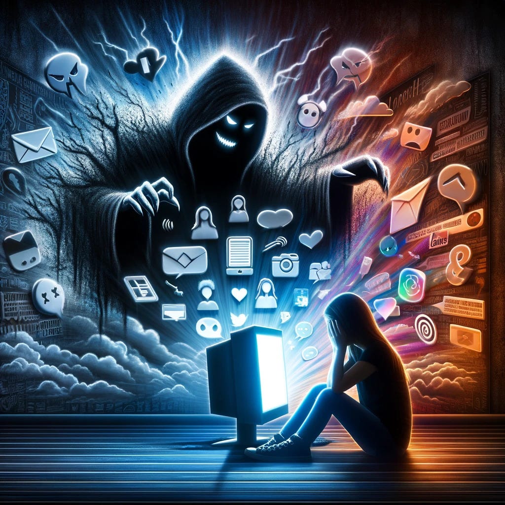 Curated visual reference: The Dark Side Of Cyberbullying Reference: Cyberbullying Unmasking The Online Dark Side By Ravinder Kumar