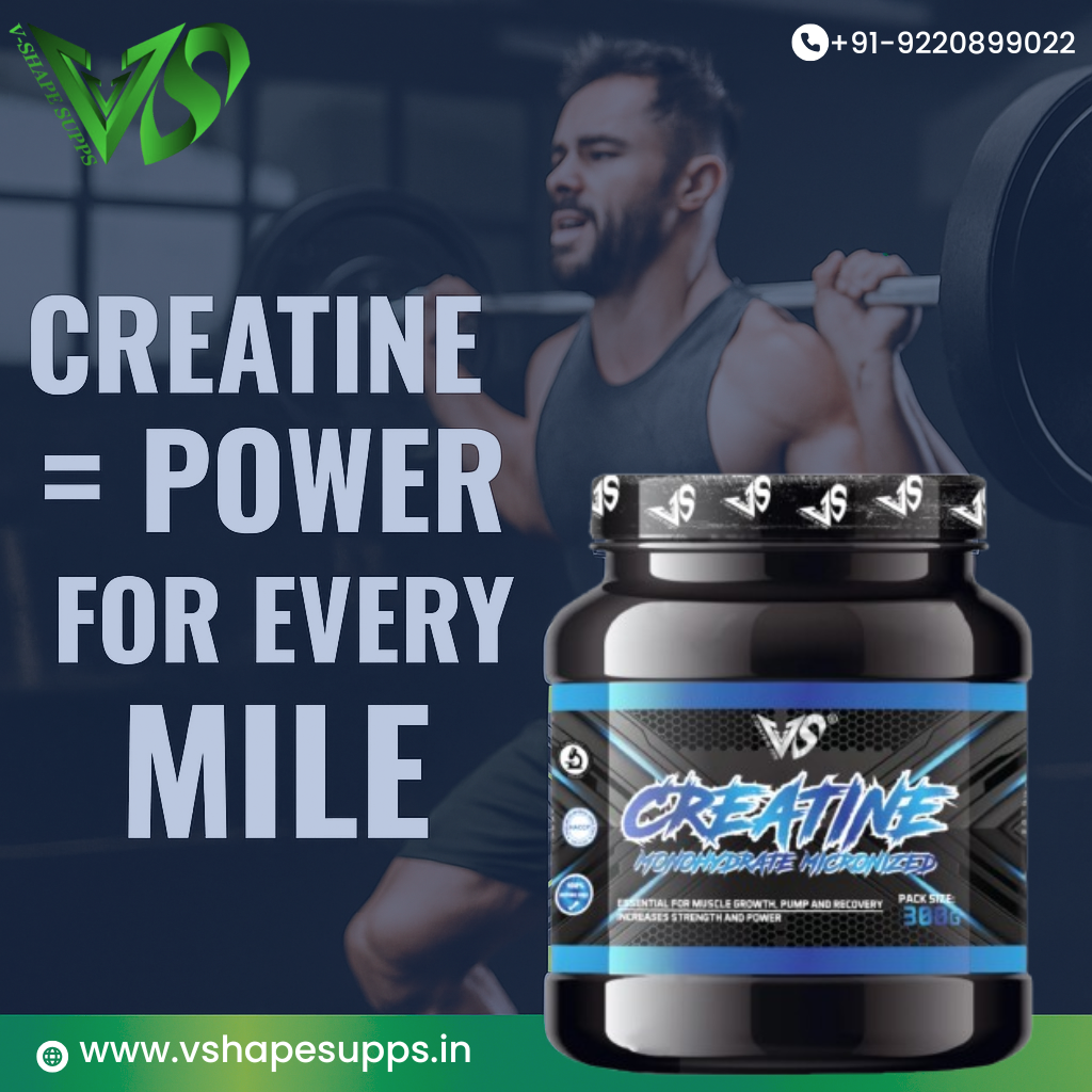 V-Shape Micronized Creatine Monohydrate