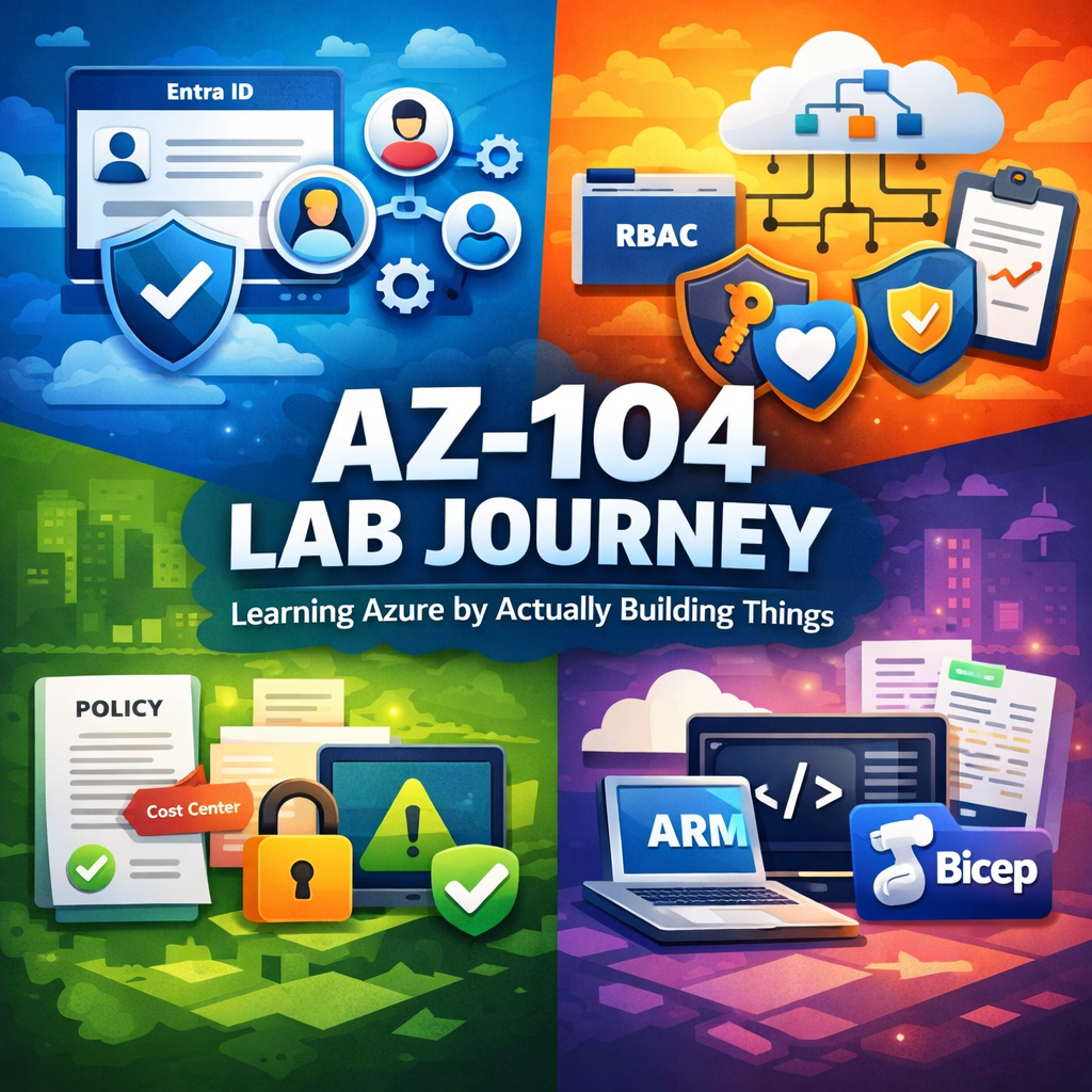 AZ-104 Lab Journey (Day 6): Connecting Segmented Networks with VNet Peering and Custom Routing