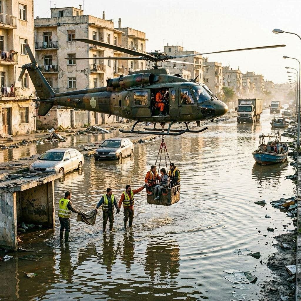 A natureza está se rebelando contra os seres humanos.