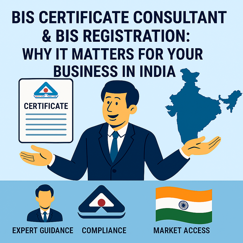 BIS Certificate Consultant & BIS Registration: Why It Matters for Your Business in India