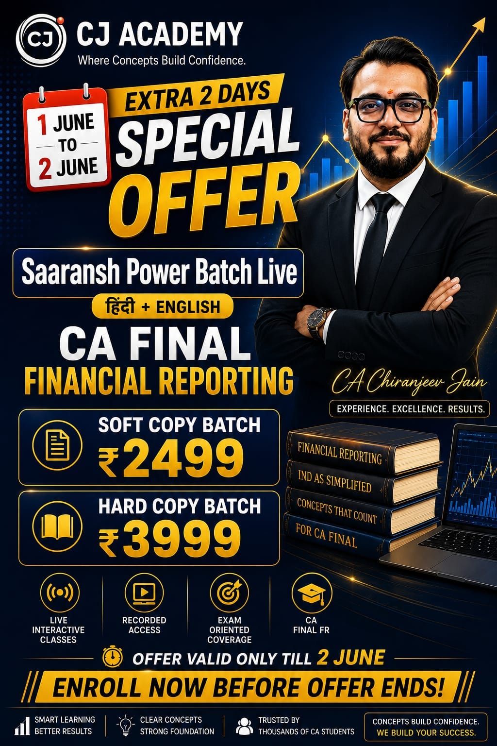 🚀 CA FINAL FR — SAARANSH POWER BATCH BY CA CHIRANJEEV JAIN