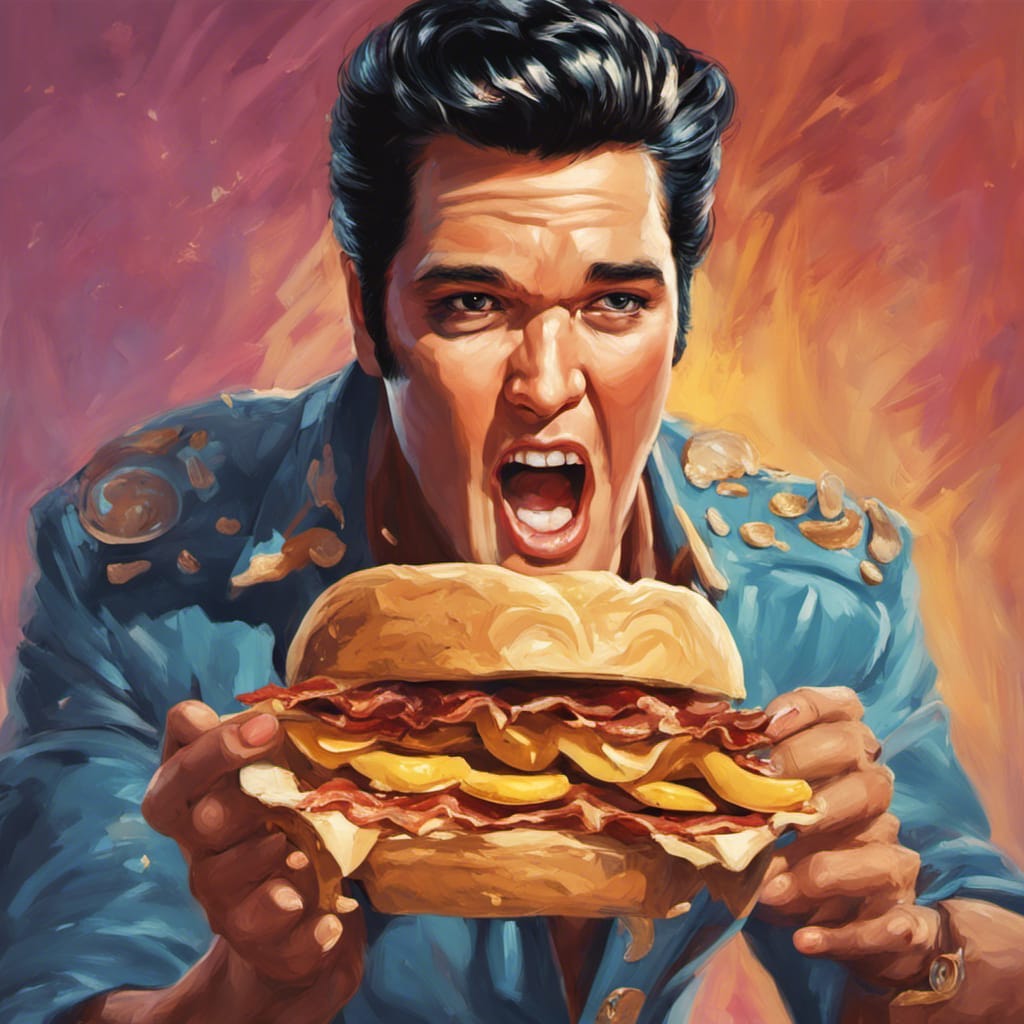 Elvis Presley Stole My Peanut Butter, Banana and Bacon Sandwich by