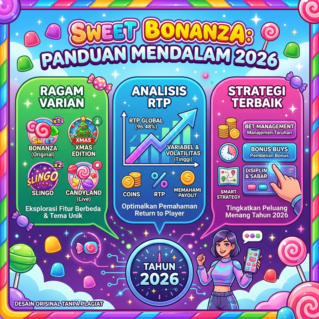 Sweet Bonanza: Panduan Mendalam Ragam Varian, Analisis RTP, dan Strategi Terbaik di Tahun 2026