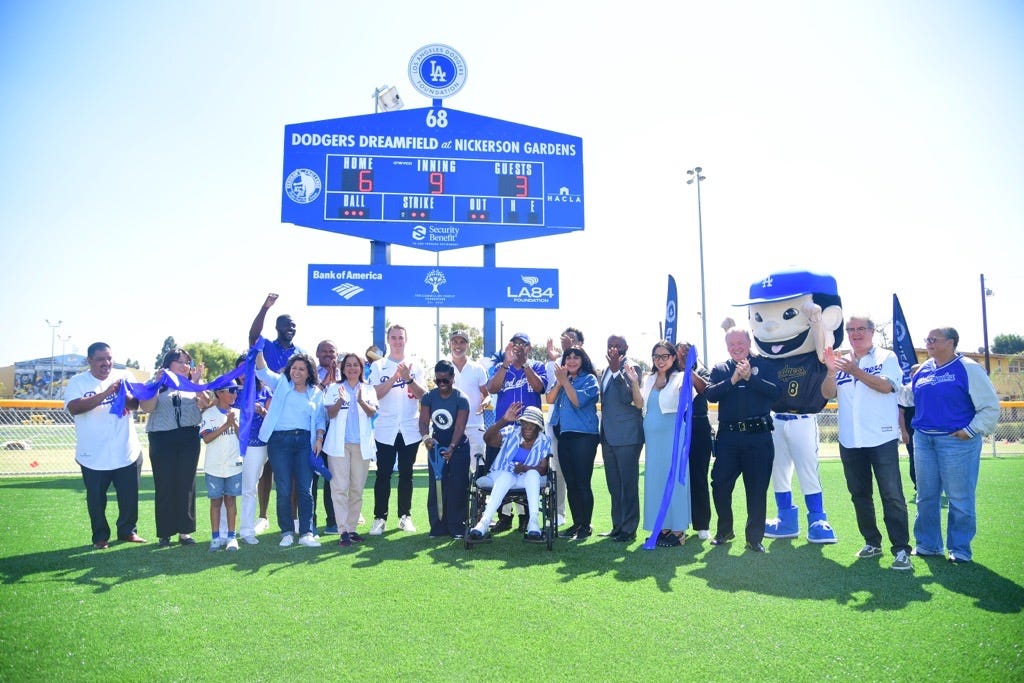 A Field of Dreams in Watts: Dodgers Dreamfield 68 at Nickerson Gardens
