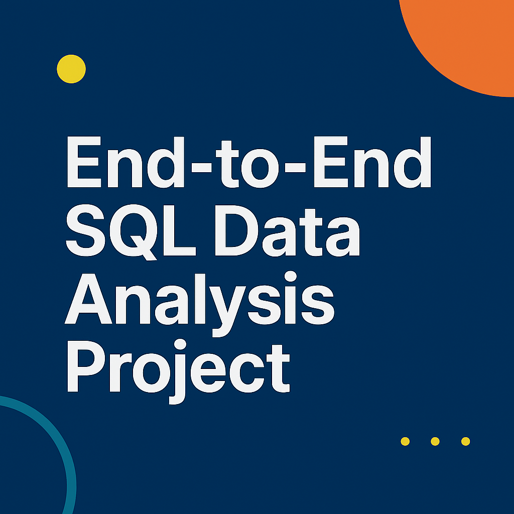 SQL Data Analysis Project | by Asish Agarwal | Medium