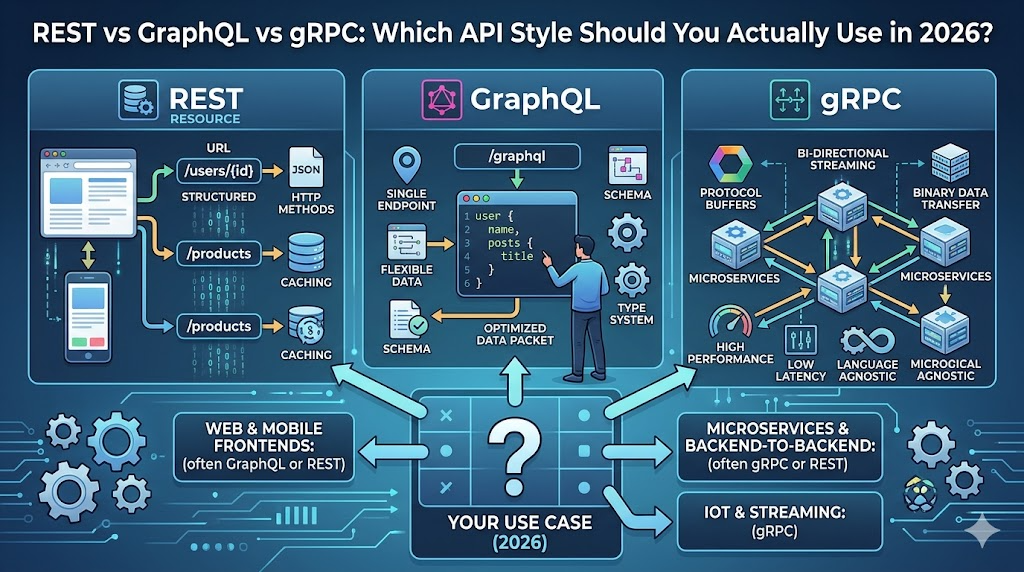 REST vs GraphQL vs gRPC: Which API Style Should You Actually Use in 2026?