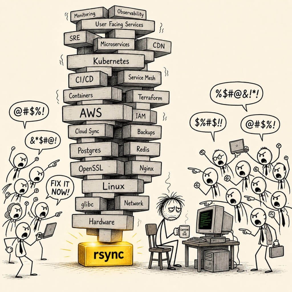 Go Hug an Open Source Maintainer (and is Rsync Slop Now?)