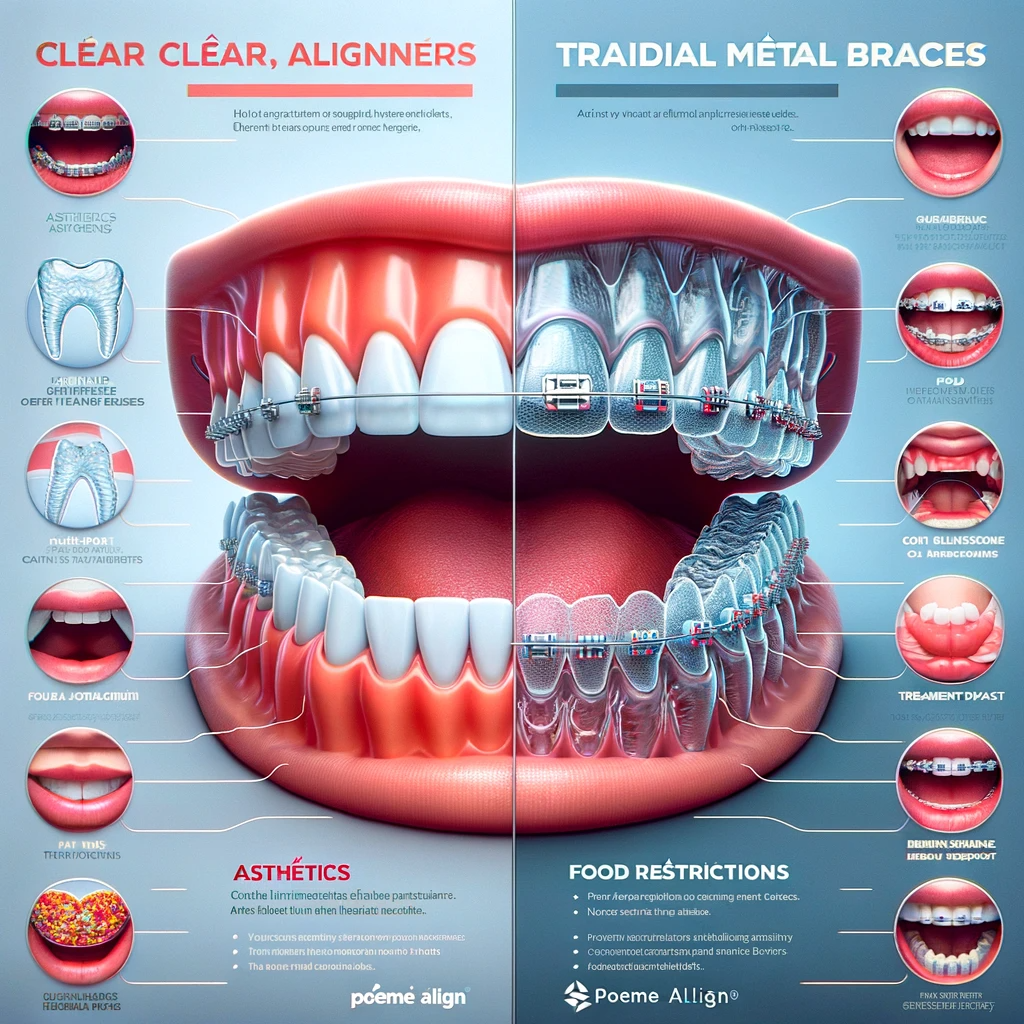 Teeth Aligners vs. Clear Braces: What's the Difference?