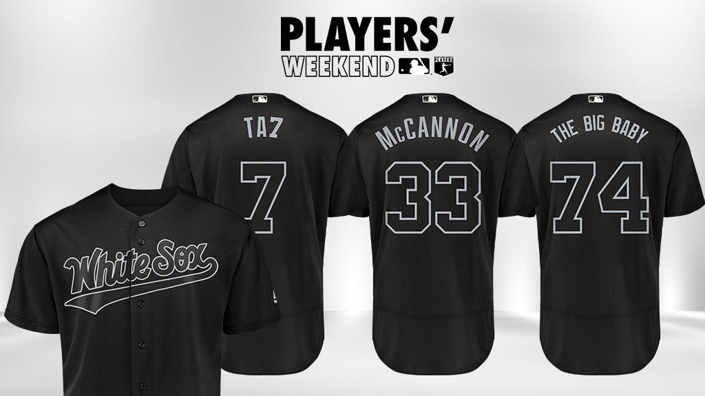 Players' Weekend, Nicknames on Jerseys Return to MLB on August 23–25, by  Chicago White Sox