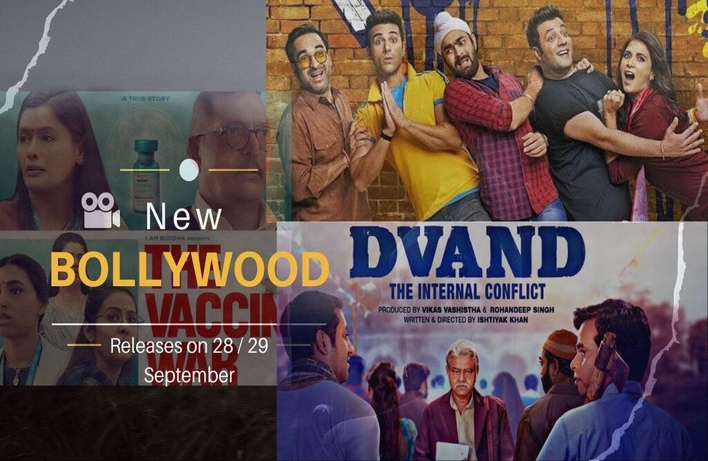 New Bollywood Movies Releases on 28 & 29 Sep by Top Trending