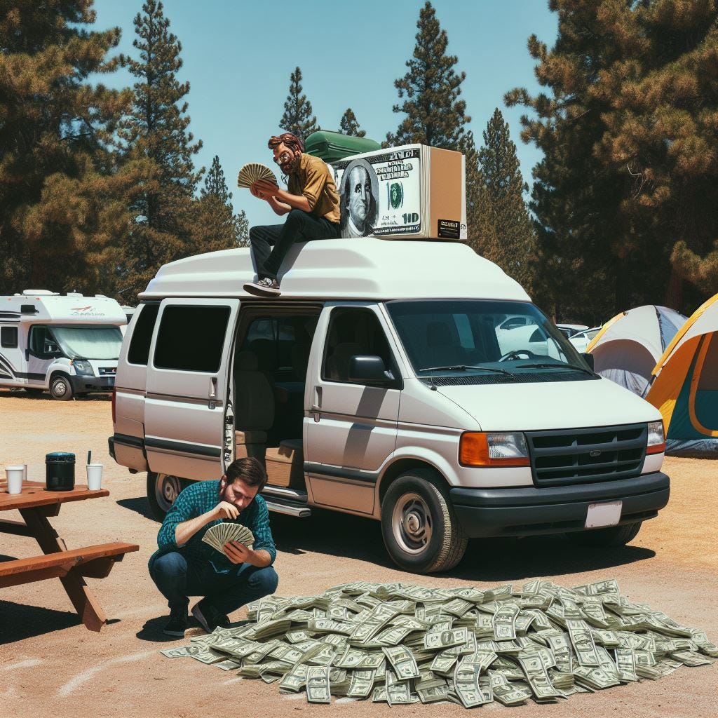 Spotlight on Making Money While Camping in Your Minivan by Minivan