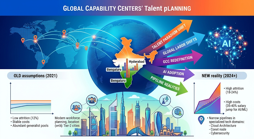 How Global Labor Market Shifts Are Redefining GCC Talent Planning