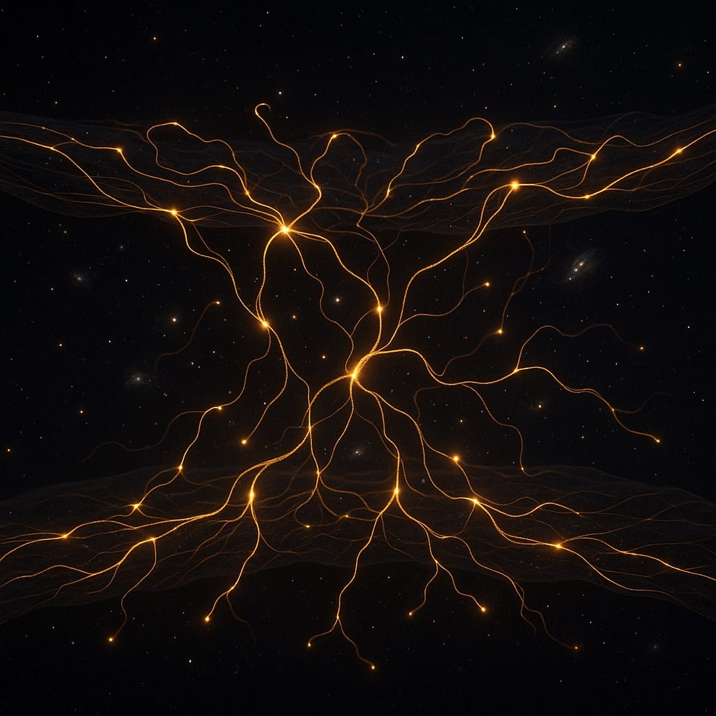 Slime Molds and the Dual Sheet Model: A Cosmic Connection Through ...
