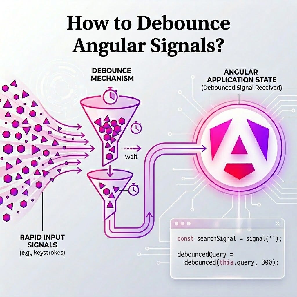 How to Debounce Angular Signals?