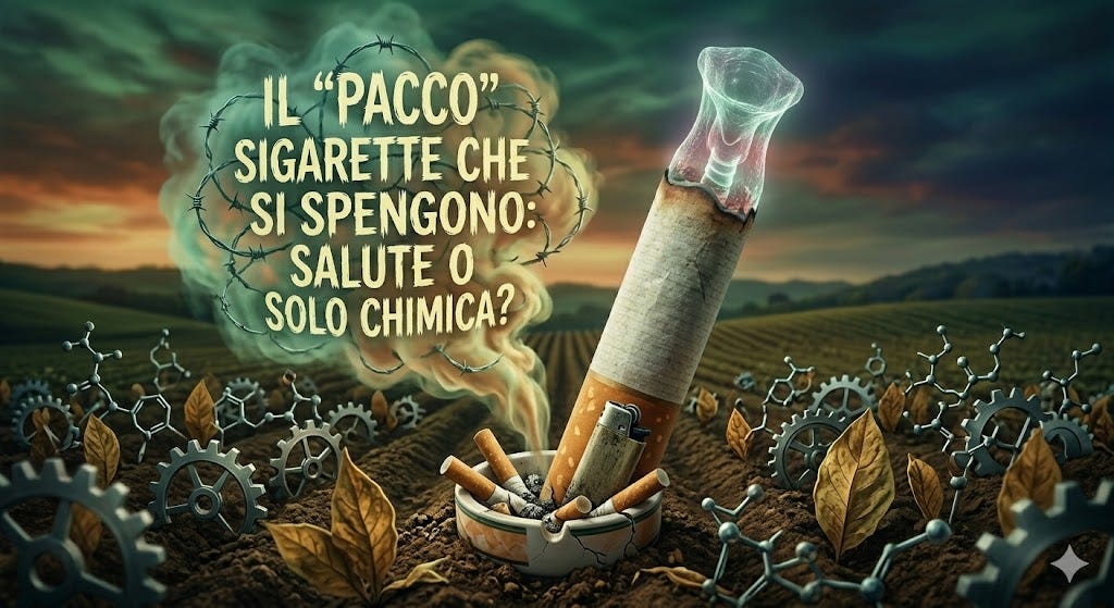 IL “PACCO” SIGARETTE CHE SI SPENGONO: SALUTE O SOLO CHIMICA?