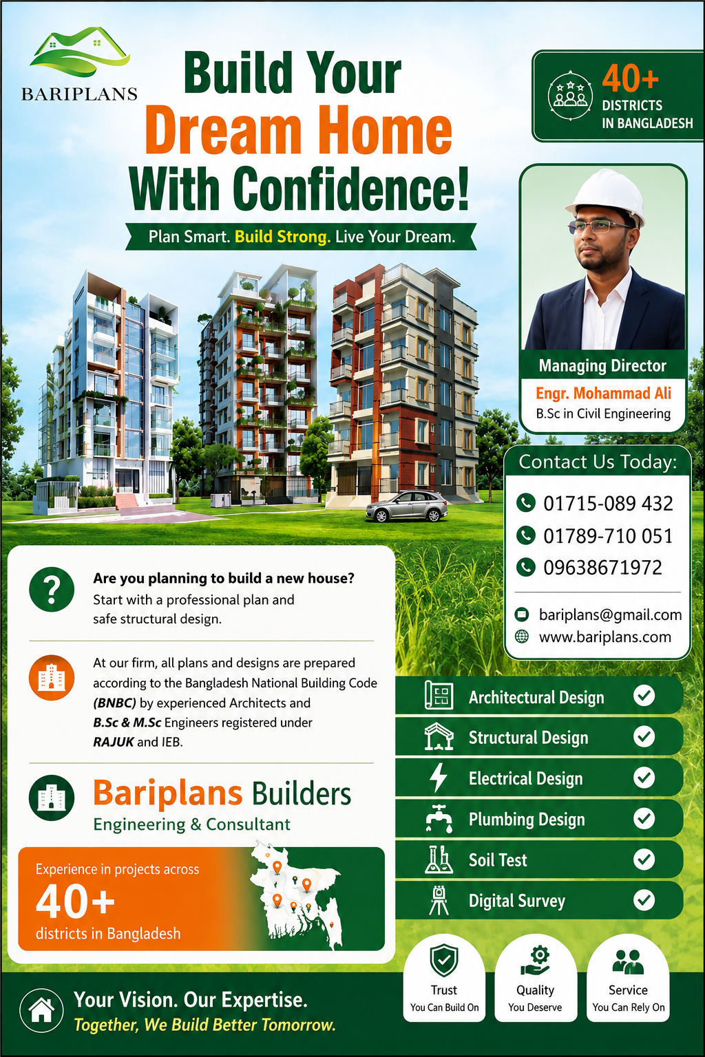House Plans Builders Engineering Counsultant