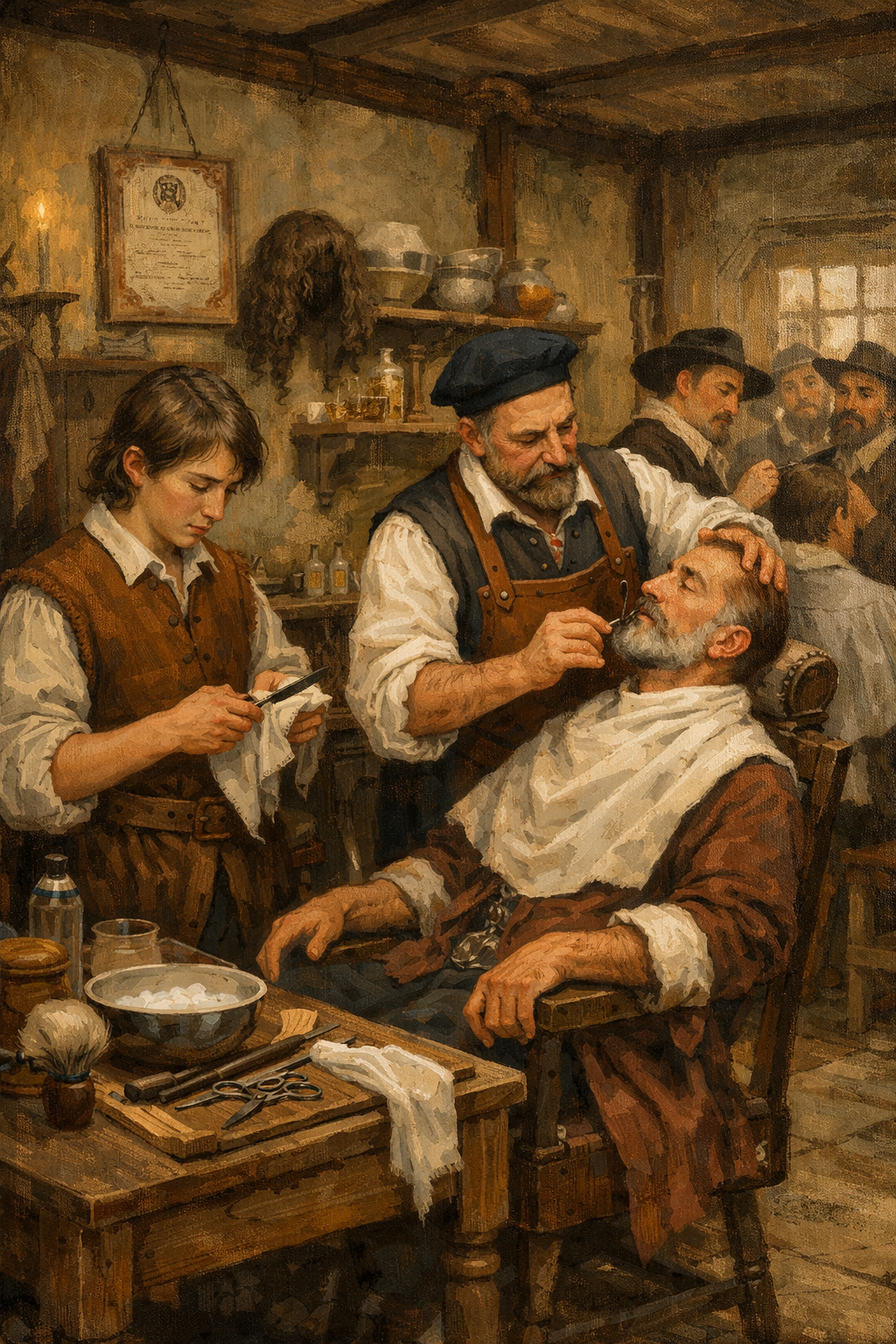 A Consolidação da Barbearia na Europa
