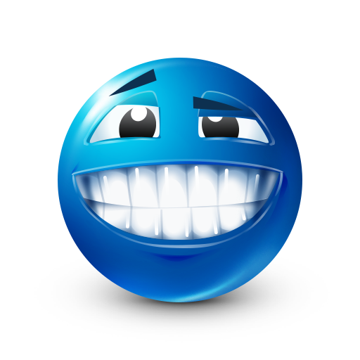 79 Blue Smiley Emojis Gallery. A curated collection of 3D Blue Smiley… | by  CK Español | Medium