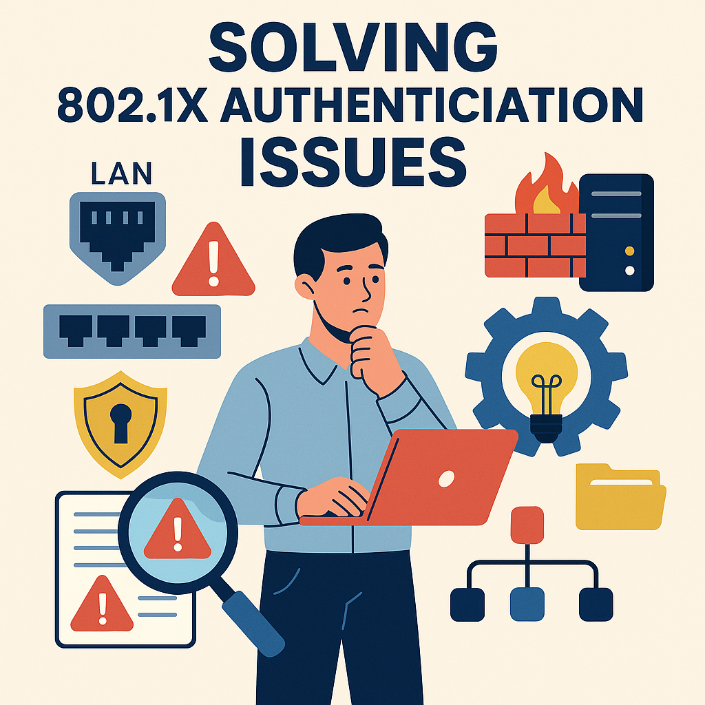 🚨 802.1X Kimlik Doğrulama Sorunları ve Çözümleri — Detaylı Rehber 🔍🛠️