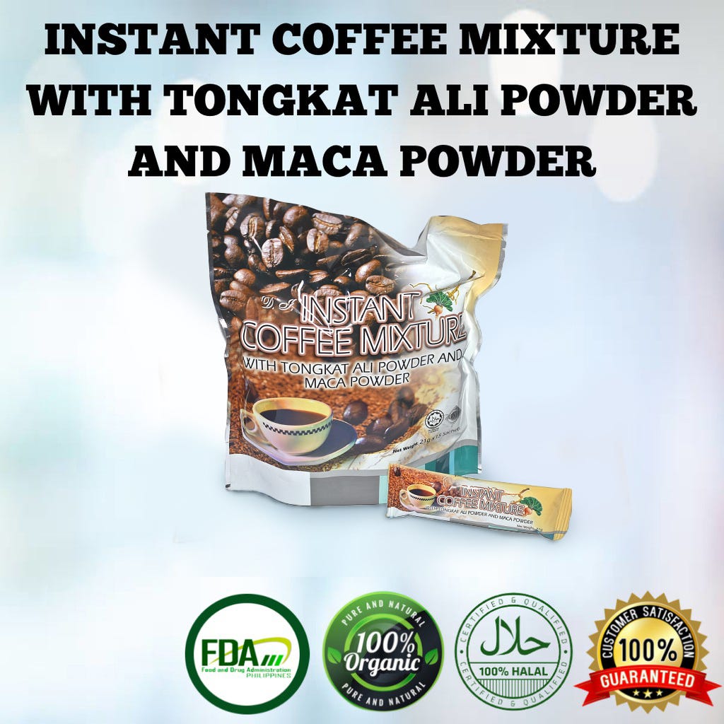 The Ultimate Supercharged Coffee Instant Coffee Mixture with Tongkat
