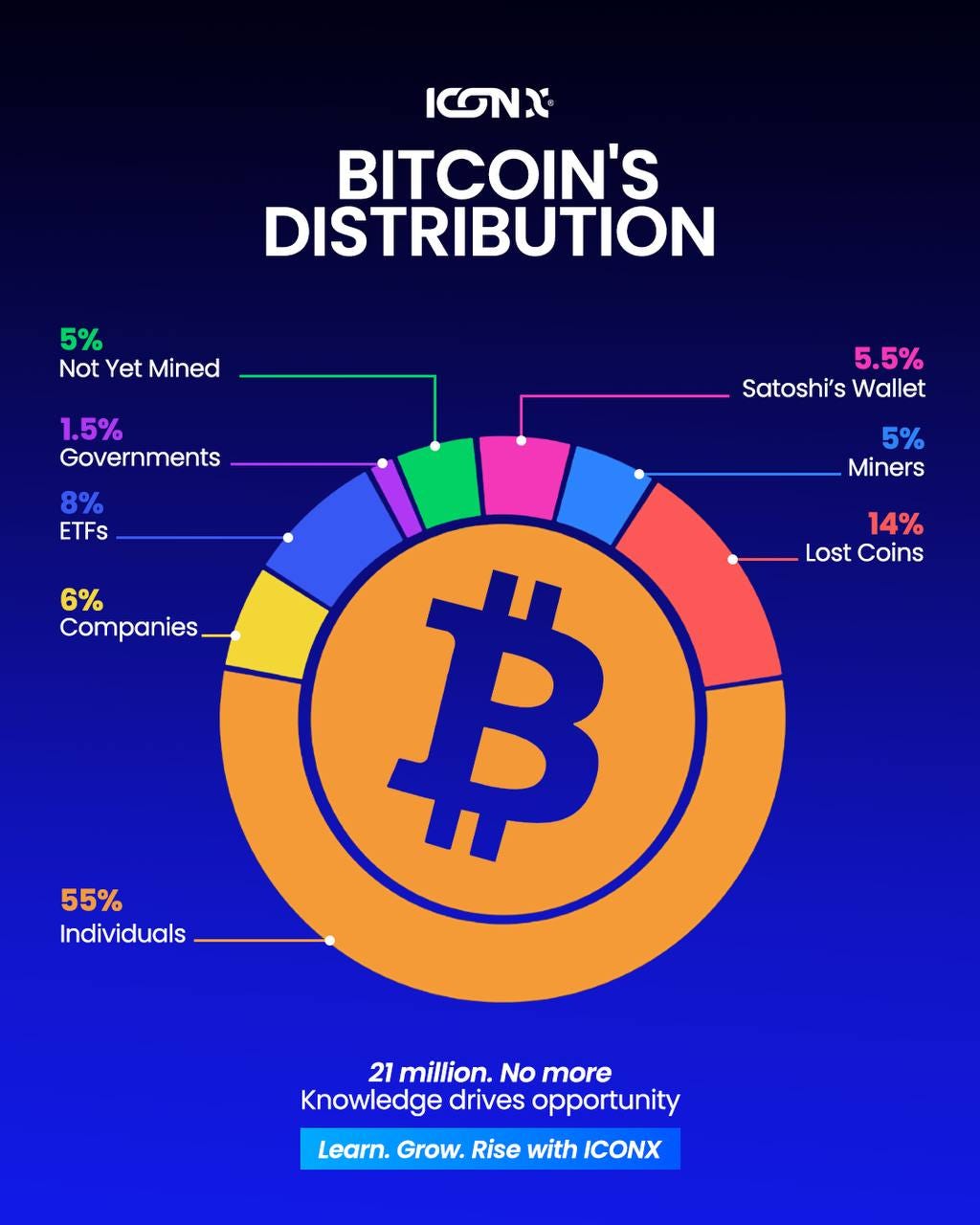 Bitcoin`s Distribution — IconX