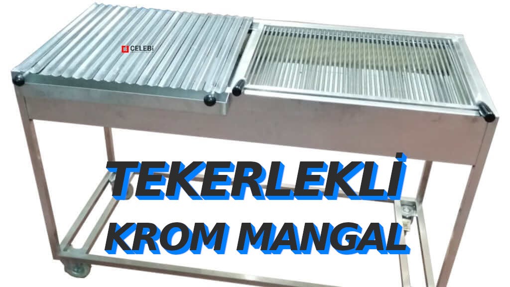 304 Kalite Krom Mangal Modelleri - Ayaklı Barbekü | Medium