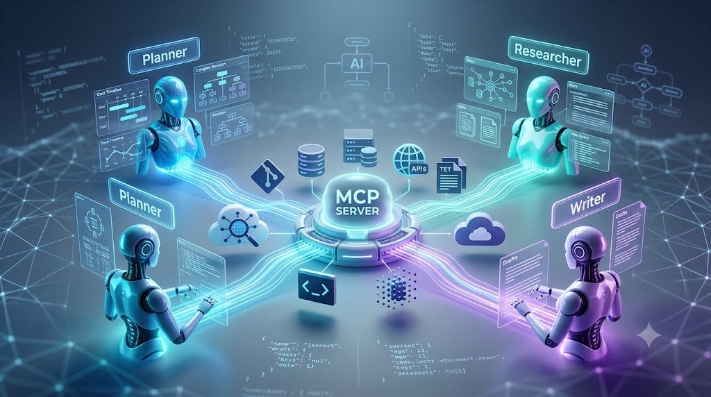 I Gave Three AI Agents One Shared Toolbox — Here’s What MCP Actually Fixes
