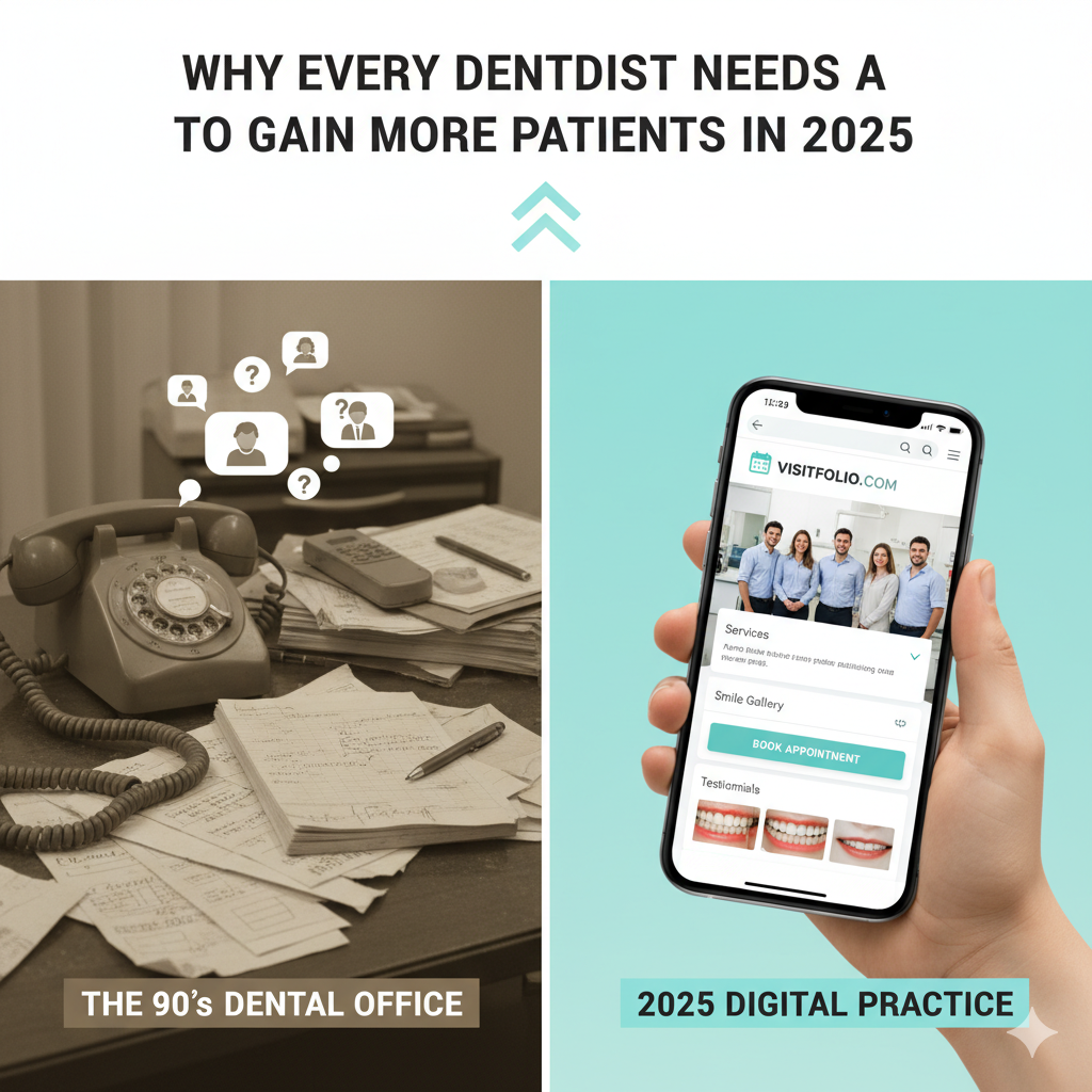 Why Every Dentist Needs a Website to Gain More Patients in 2025