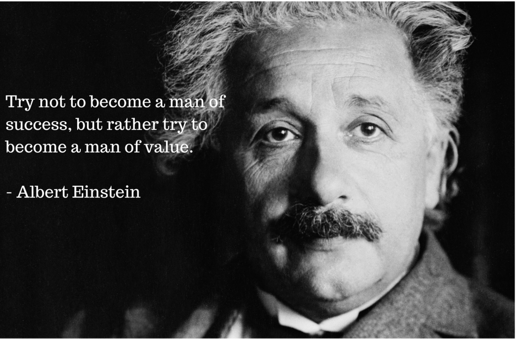 How To Become A Man Of Value. From Einstein to Adam Grant, redefining ...