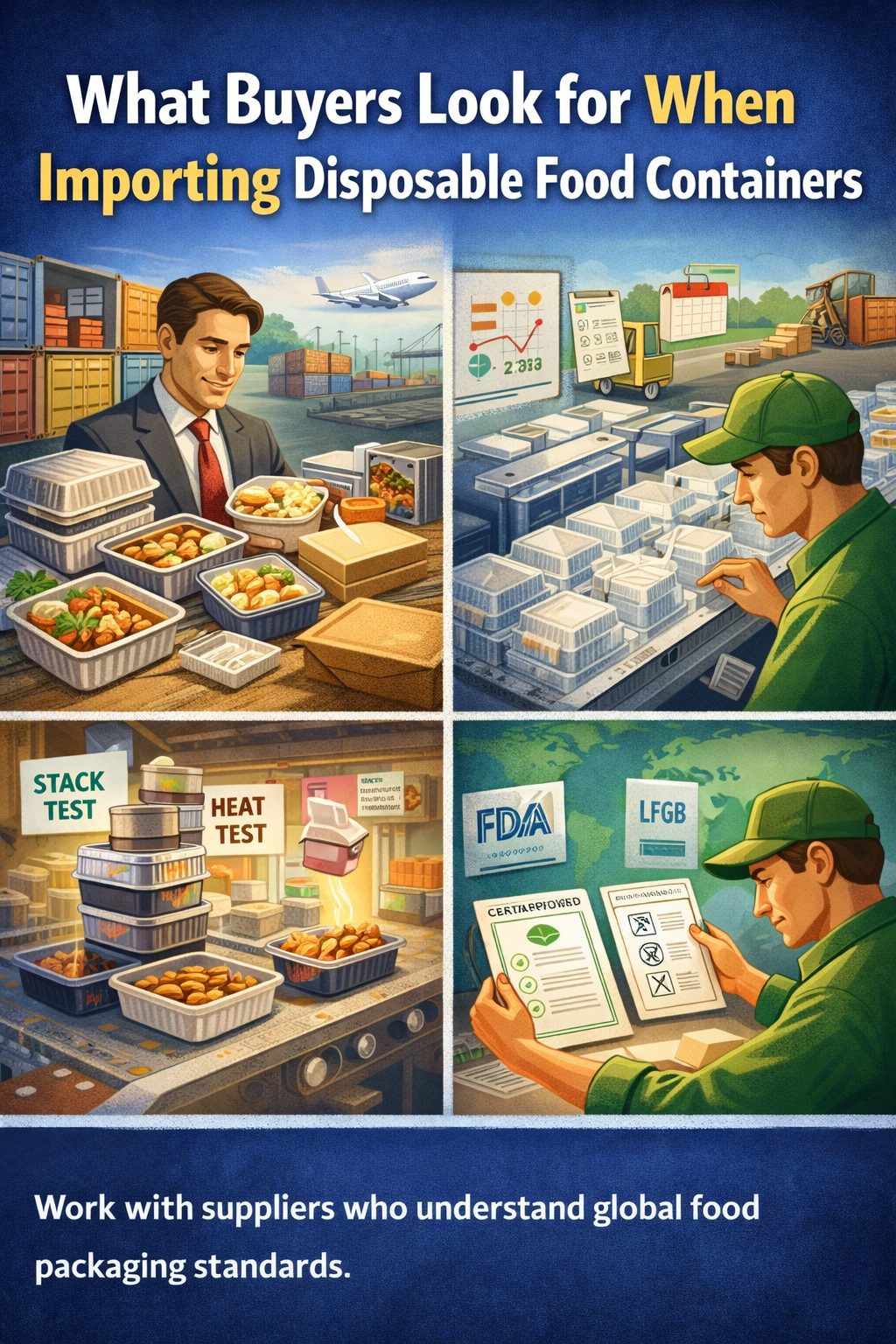 What Buyers Look for When Importing Disposable Food Containers