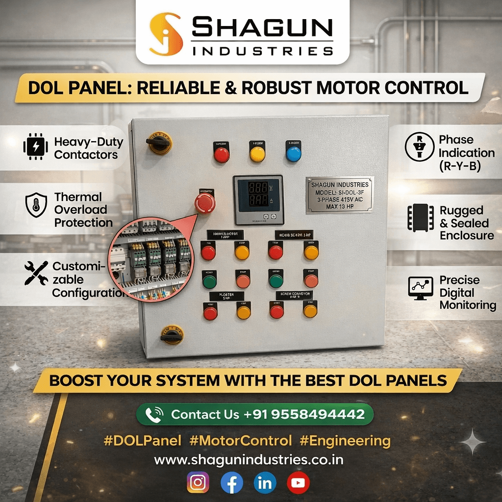 ⚡ DOL Panel: Simple & Reliable Motor Control Solution