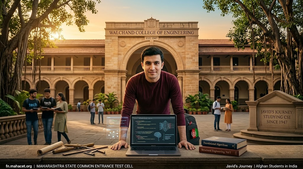 Javid from Faryab Is Studying CSE at a College That Has Been Producing Engineers Since 1947.