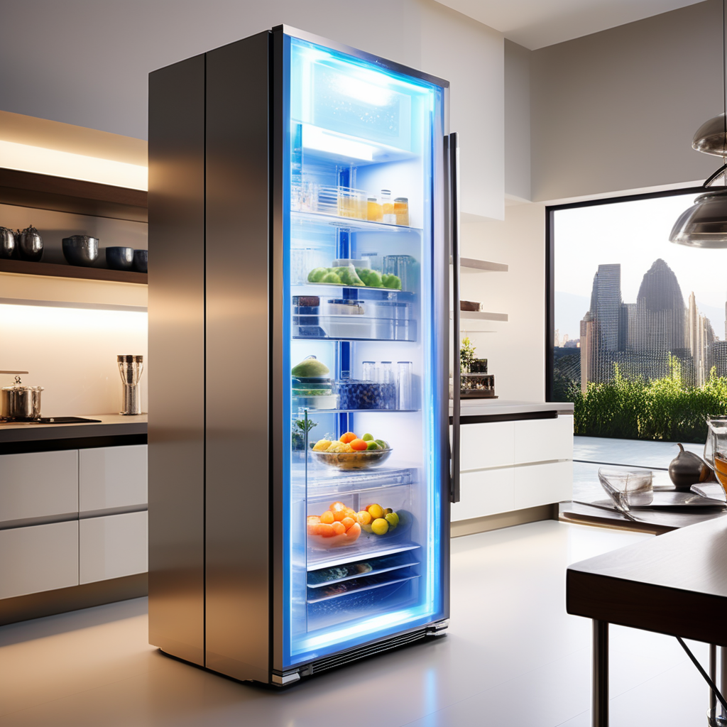 Title “The Future of Home Living Smart Refrigerators Revolutionizing