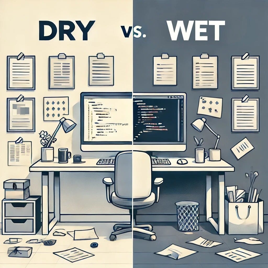 DRY vs. WET Code: Understanding the Cost of Repetition in Software ...